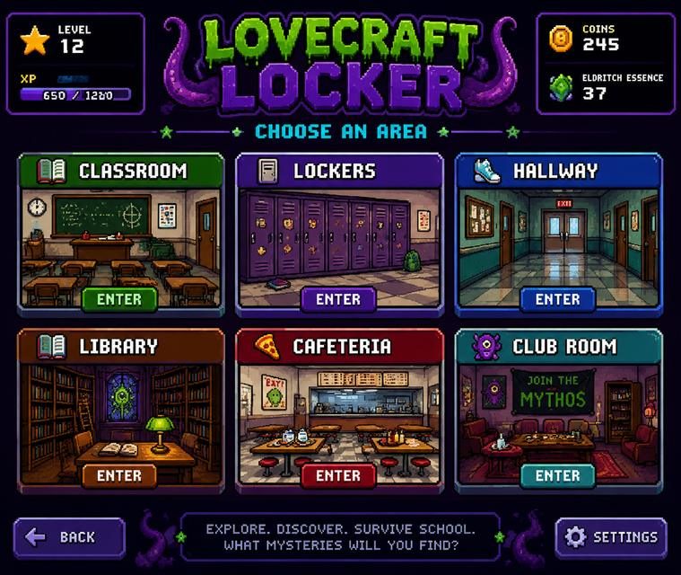 Lovecraft Locker 实机画面 内容截图 6